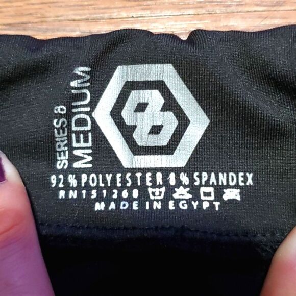 Series 8 Made in Egypt Fitness Active Athletic Workout Gym Shorts Size Medium - Picture 9 of 9